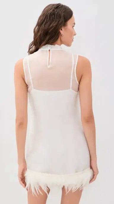 Staud Albee Silk Mini Dress | Thumbnail 3 Staud Albee Silk Mini Dress | Thumbnail 3