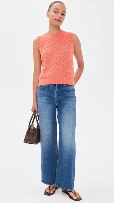 Varley Hazen Knit Tank Apricot Brandy | Thumbnail 5 Varley Hazen Knit Tank Apricot Brandy | Thumbnail 5