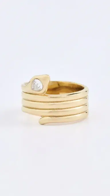 Heaven Mayhem Lab Grown Oria Ring Gold | Thumbnail 2