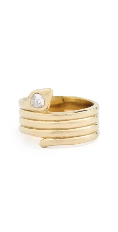 Heaven Mayhem Lab Grown Oria Ring Gold | Thumbnail 1