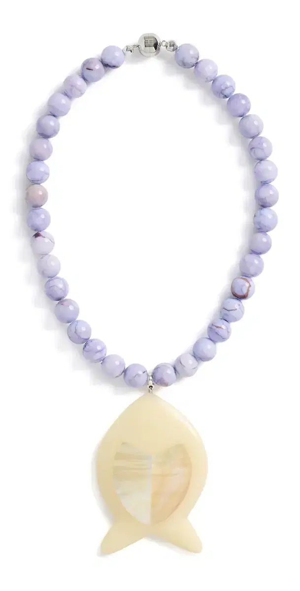 Julietta Marina Necklace Purple/Yellow One Size