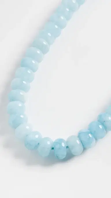 Shashi Gemstone Necklace French Blue One Size | Thumbnail 4 Shashi Gemstone Necklace French Blue One Size | Thumbnail 4