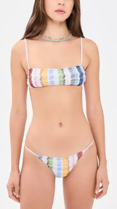 Missoni Zigzag Tulle Bikini Set Smsp1-Multicolor 42 | Thumbnail 2