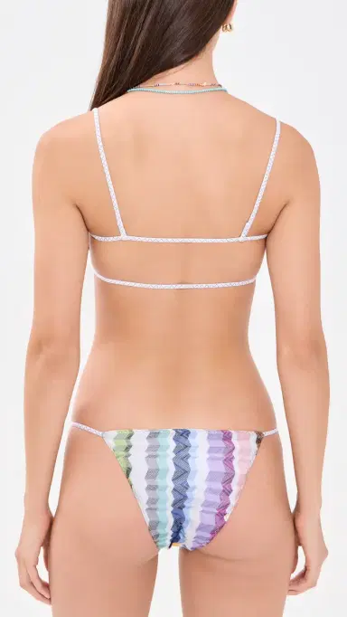 Missoni Zigzag Tulle Bikini Set Smsp1-Multicolor 42 | Thumbnail 3