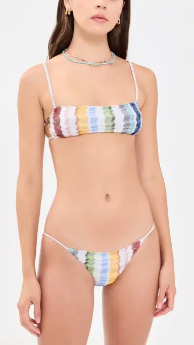 Missoni Zigzag Tulle Bikini Set Smsp1-Multicolor 42 | Thumbnail 5