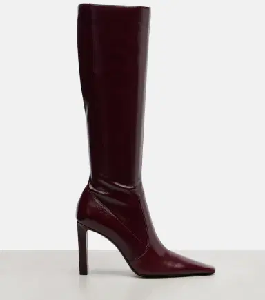 Saint Laurent Francoise 95 leather knee-high boots | Thumbnail 4 Saint Laurent Francoise 95 leather knee-high boots | Thumbnail 4