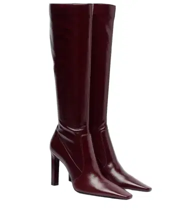 Saint Laurent Francoise 95 leather knee-high boots | Thumbnail 1 Saint Laurent Francoise 95 leather knee-high boots | Thumbnail 1