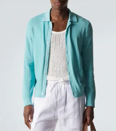FEDELI Matheus ribbed-knit cotton cardigan | Thumbnail 2 FEDELI Matheus ribbed-knit cotton cardigan | Thumbnail 2