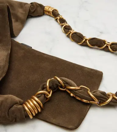 Saint Laurent Amalia suede shopper | Thumbnail 3