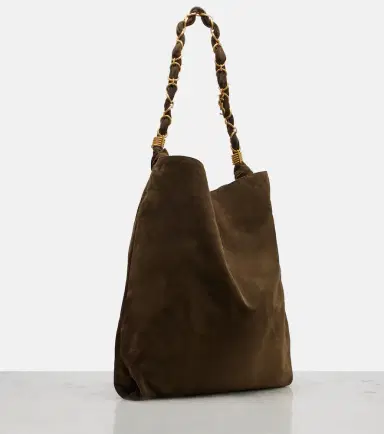 Saint Laurent Amalia suede shopper | Thumbnail 4