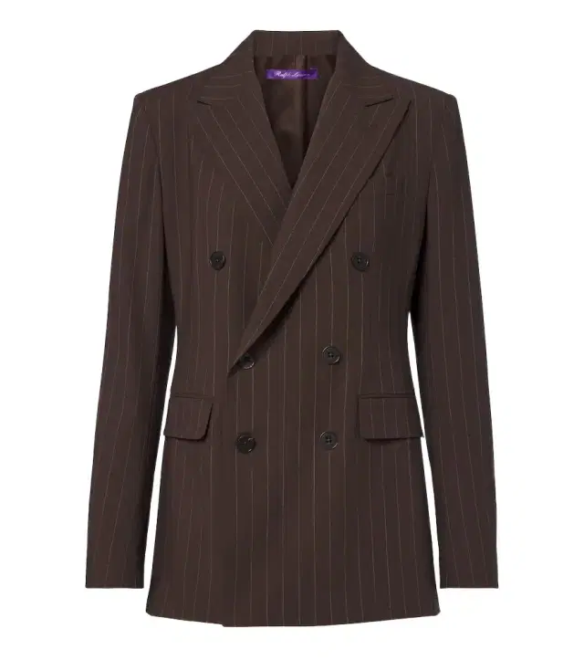 Ralph Lauren Collection Pinstripe double-breasted wool blazer