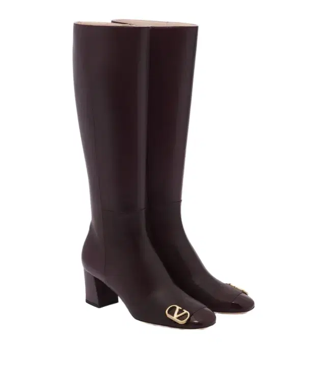 Valentino Garavani Veeside VLogo leather knee-high boots