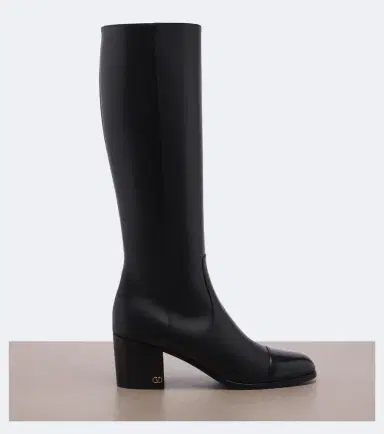 Valentino Garavani VLogo leather knee-high boots | Thumbnail 2 Valentino Garavani VLogo leather knee-high boots | Thumbnail 2