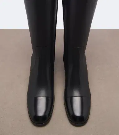 Valentino Garavani VLogo leather knee-high boots | Thumbnail 3 Valentino Garavani VLogo leather knee-high boots | Thumbnail 3