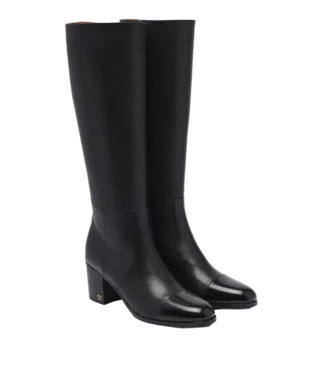 Valentino Garavani VLogo leather knee-high boots