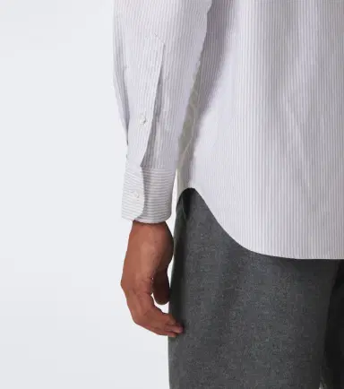 Thom Browne 4-Bar striped cotton Oxford shirt | Thumbnail 6