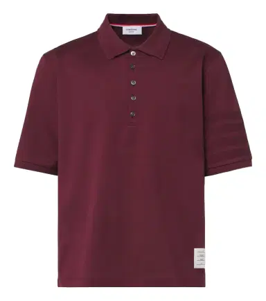 Thom Browne 4-Bar cotton polo shirt | Thumbnail 1