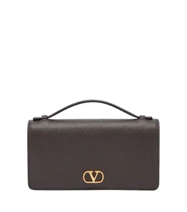 Valentino Garavani VLogo Signature Mini leather wallet on chain | Thumbnail 1 Valentino Garavani VLogo Signature Mini leather wallet on chain | Thumbnail 1