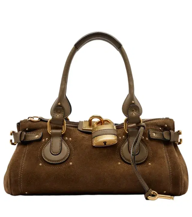 Chloe Chloé Paddington suede shoulder bag