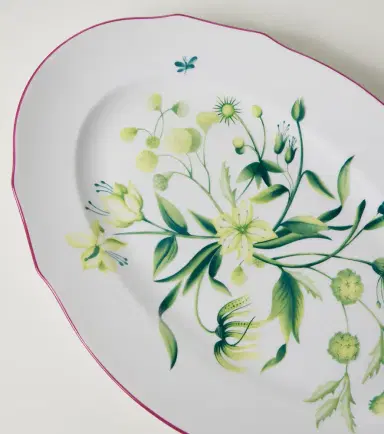 Ginori 1735 Florenza Duchessa floral porcelain platter | Thumbnail 2