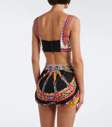 Dolce & Gabbana Carretto cotton poplin shorts | Thumbnail 5