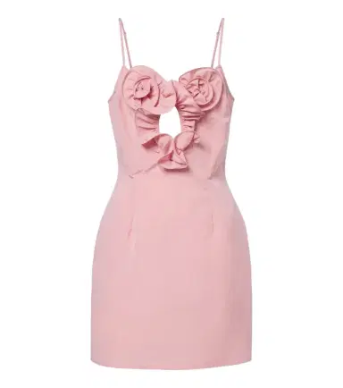 Magda Butrym Floral-appliqué cotton and silk minidress | Thumbnail 1