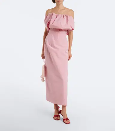 Magda Butrym Cotton and silk corset dress | Thumbnail 3