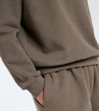 Magda Butrym Cotton-blend fleece polo sweater | Thumbnail 4