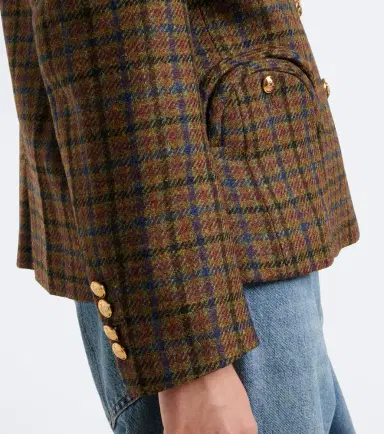 Blazé Milano Blazé Milano Amandira Shelley checked virgin wool blazer | Thumbnail 2 Blazé Milano Blazé Milano Amandira Shelley checked virgin wool blazer | Thumbnail 2
