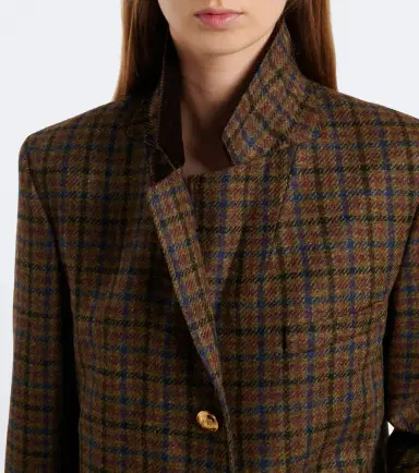 Blazé Milano Blazé Milano Amandira Shelley checked virgin wool blazer | Thumbnail 3 Blazé Milano Blazé Milano Amandira Shelley checked virgin wool blazer | Thumbnail 3