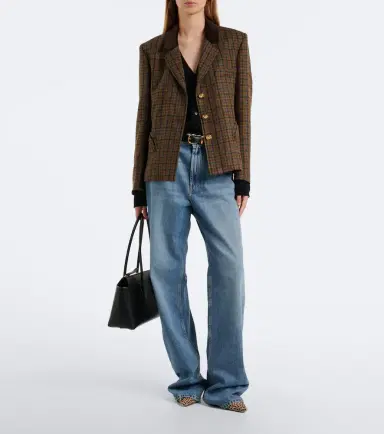 Blazé Milano Blazé Milano Amandira Shelley checked virgin wool blazer | Thumbnail 4 Blazé Milano Blazé Milano Amandira Shelley checked virgin wool blazer | Thumbnail 4