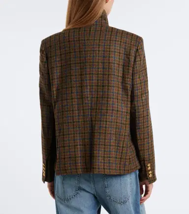 Blazé Milano Blazé Milano Amandira Shelley checked virgin wool blazer | Thumbnail 5 Blazé Milano Blazé Milano Amandira Shelley checked virgin wool blazer | Thumbnail 5