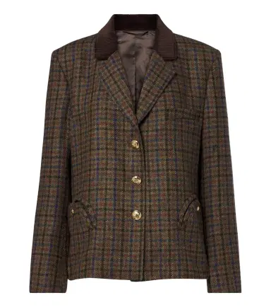 Blazé Milano Blazé Milano Amandira Shelley checked virgin wool blazer | Thumbnail 1 Blazé Milano Blazé Milano Amandira Shelley checked virgin wool blazer | Thumbnail 1