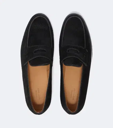 John Lobb Lopez calf hair penny loafers | Thumbnail 2