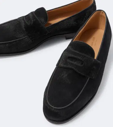 John Lobb Lopez calf hair penny loafers | Thumbnail 4
