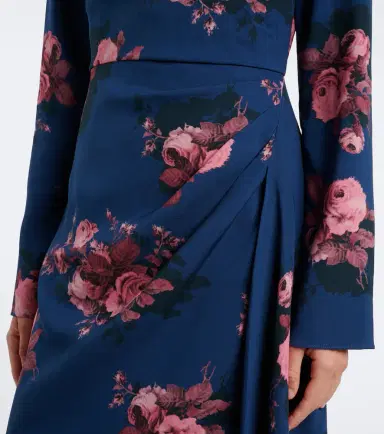 Erdem Floral cady midi dress | Thumbnail 2