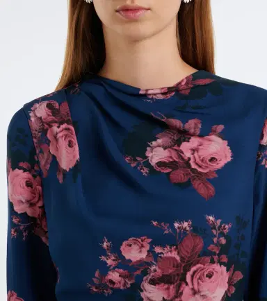 Erdem Floral cady midi dress | Thumbnail 4
