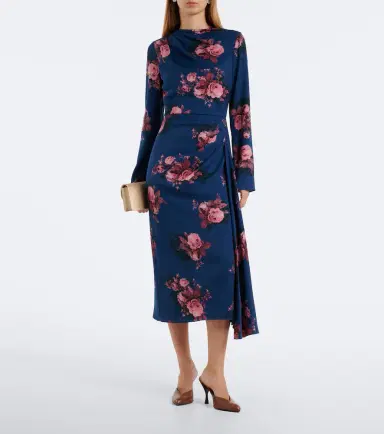Erdem Floral cady midi dress | Thumbnail 5