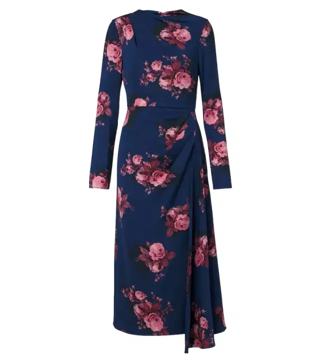 Erdem Floral cady midi dress