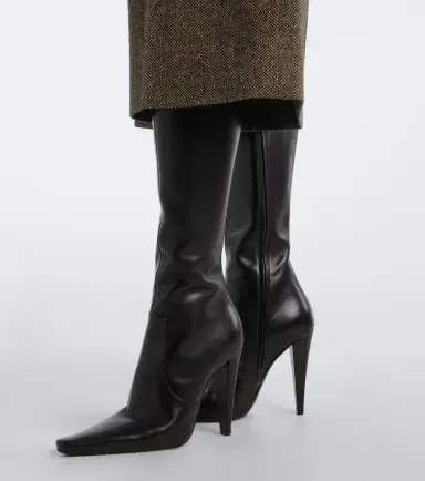 Saint Laurent 77 leather knee-high boots | Thumbnail 5