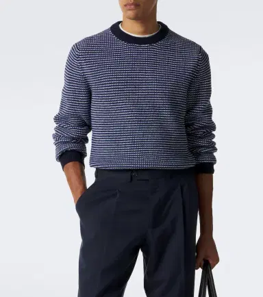 Lardini Striped wool and cashmere sweater | Thumbnail 5 Lardini Striped wool and cashmere sweater | Thumbnail 5