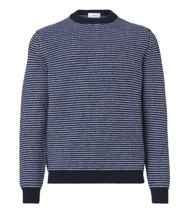 Lardini Striped wool and cashmere sweater