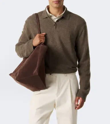 Le Kasha Crete cashmere polo sweater | Thumbnail 2