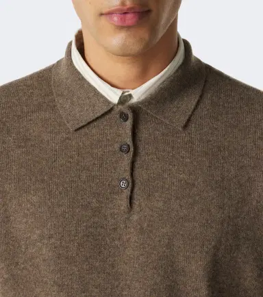 Le Kasha Crete cashmere polo sweater | Thumbnail 6