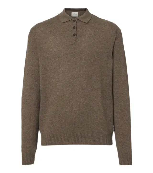 Le Kasha Crete cashmere polo sweater