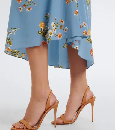 Veronica Beard Limani ruched floral silk-blend midi skirt | Thumbnail 3
