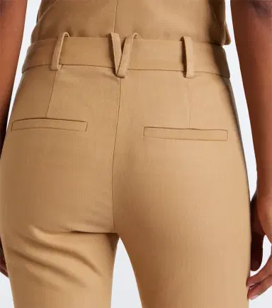 Veronica Beard Corbette twill flared pants | Thumbnail 2