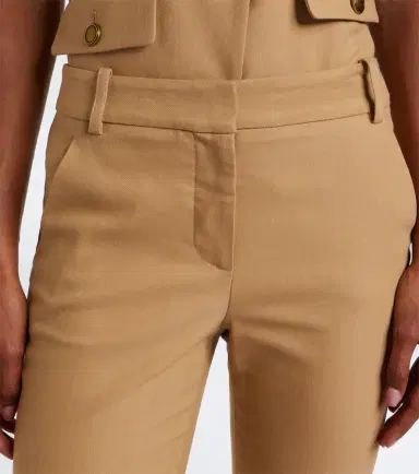 Veronica Beard Corbette twill flared pants | Thumbnail 5