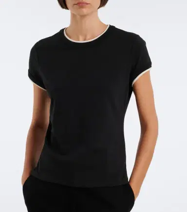 Veronica Beard Devin cotton-blend T-shirt | Thumbnail 2 Veronica Beard Devin cotton-blend T-shirt | Thumbnail 2
