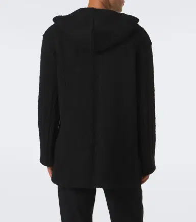 Rick Owens Hooded cashmere and silk sweater | Thumbnail 7